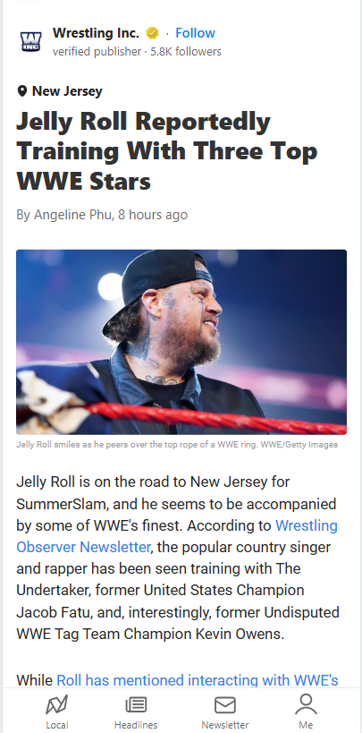 Jelly Roll’s WWE Training Squad Revealed! 🤼‍♂️