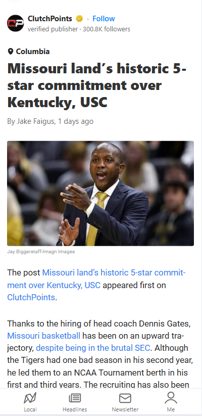 Tigers Snag 5-Star Crowe Jr. Over Blue Bloods!