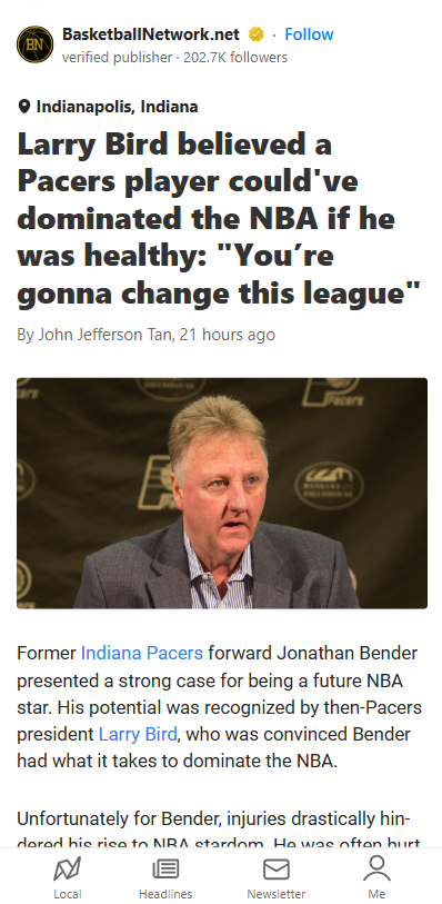 Larry Legend’s Lost Hope: JB’s What-If Story