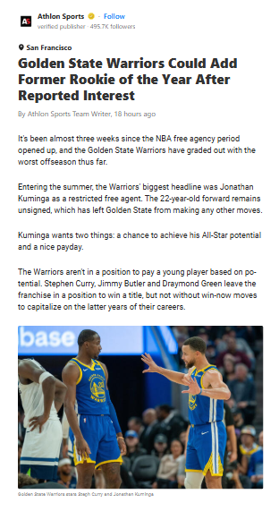 Could Brogdon Be the Dubs’ Missing Piece?