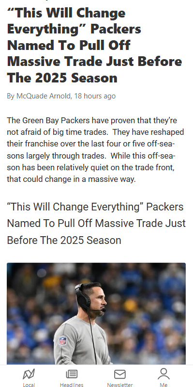 Packers Eye Sack King Hendrickson?