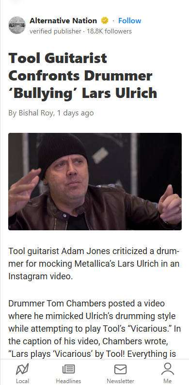 Adam Jones Calls Out Drummer Shade 👀