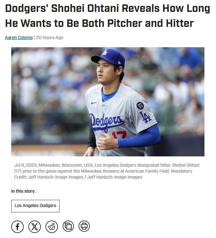 Ohtani’s Two-Way Dream: How Long Can It Last?