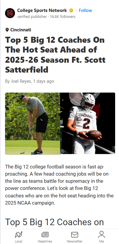 Big 12 Coaches Feeling the Heat in 2025