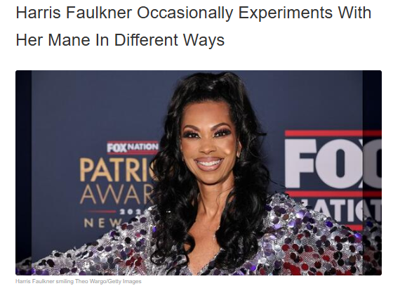 Harris Faulkner’s Long Hair Era?!