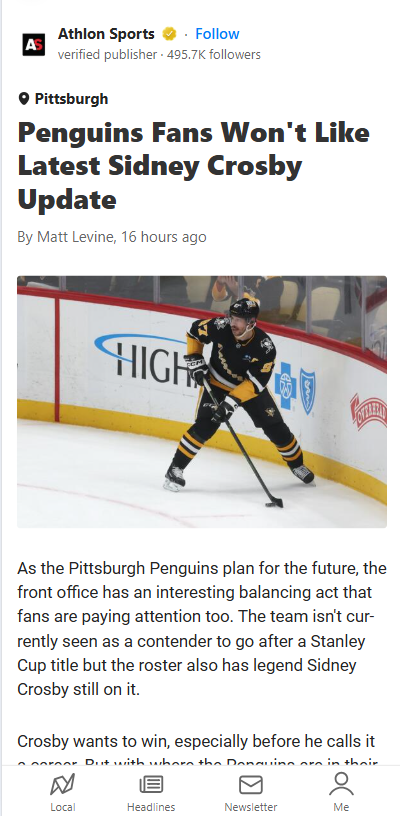 Could Sid the Kid Really Leave the Pens?
