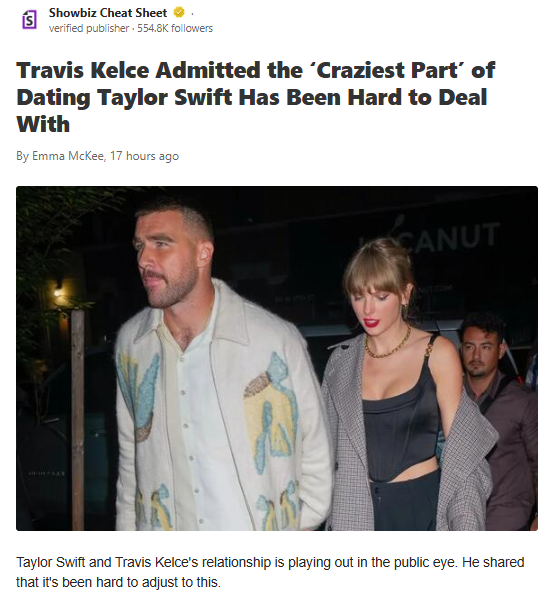 Kelce Overwhelmed by Swift Fame 😳
