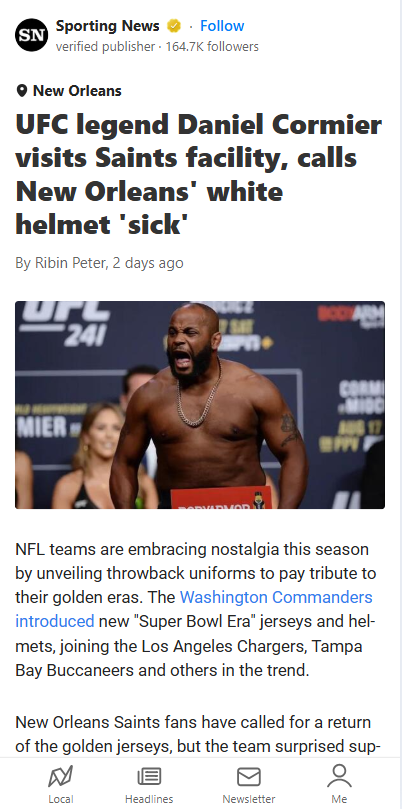 DC’s Take: Saints’ White Helmets Are Fire!