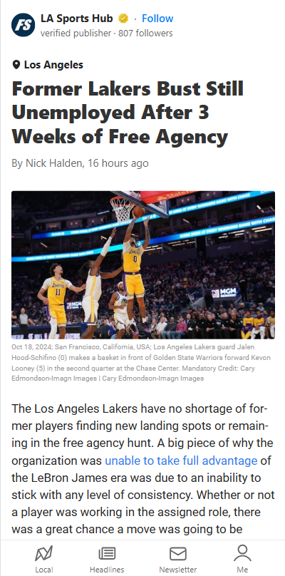 Hood-Schifino: Lakers’ Draft Miss or Just Bad Luck?