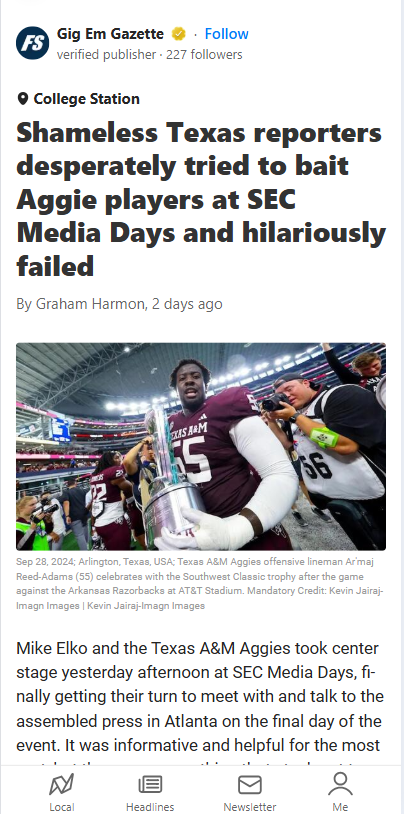 Aggies Stay Cool, Texas Tries to Stir the Pot