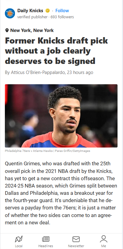 Grimes’ Philly Breakout: Sixers Must Sign Him!