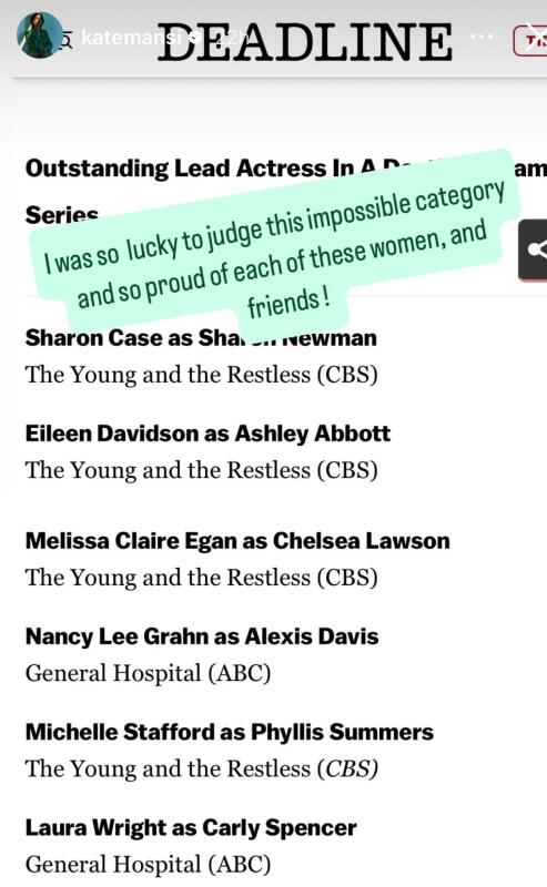 Kate Mansi Broke Emmy Judge Rule?! 😱