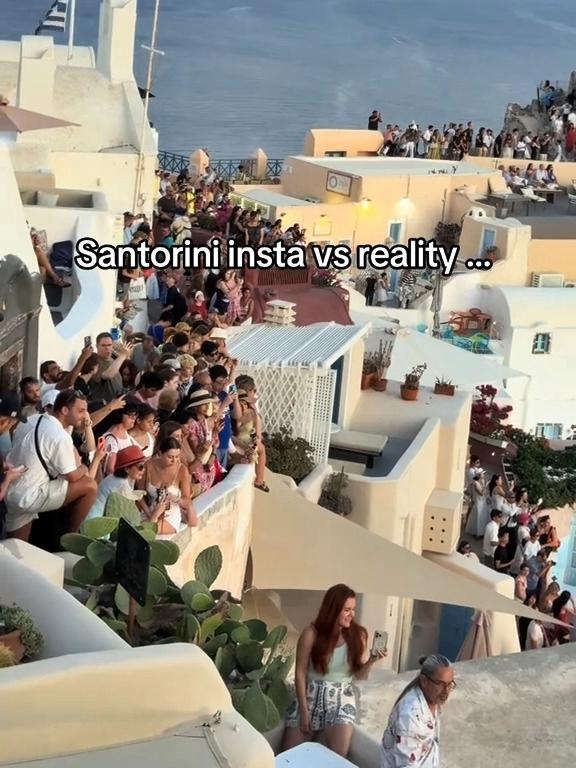Santorini’s Not-So-Secret Sunset Struggle