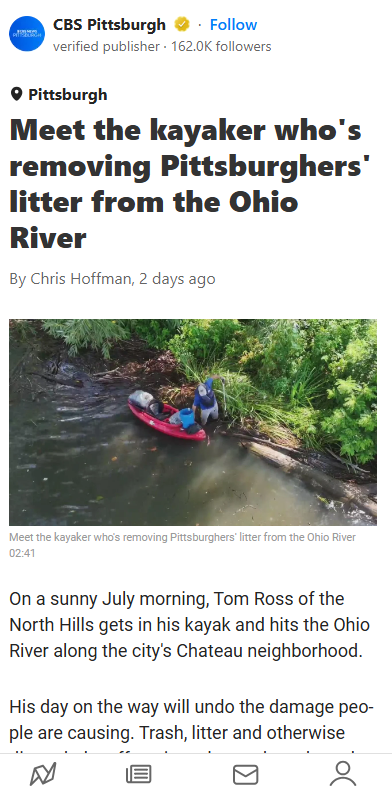 Kayaker Cleans Up 18,000+ Bottles!