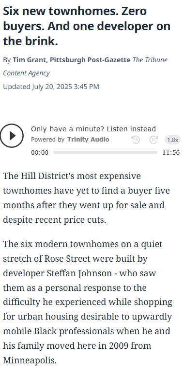 Would You Buy a $450K Townhome Here?