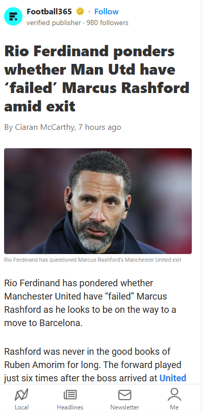 Did Man Utd Let Rashy Down?