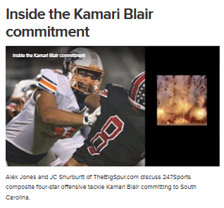 Kamari Blair Picks Gamecocks!