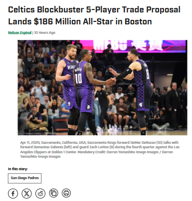 Sabonis to Boston? Blockbuster Trade Buzz