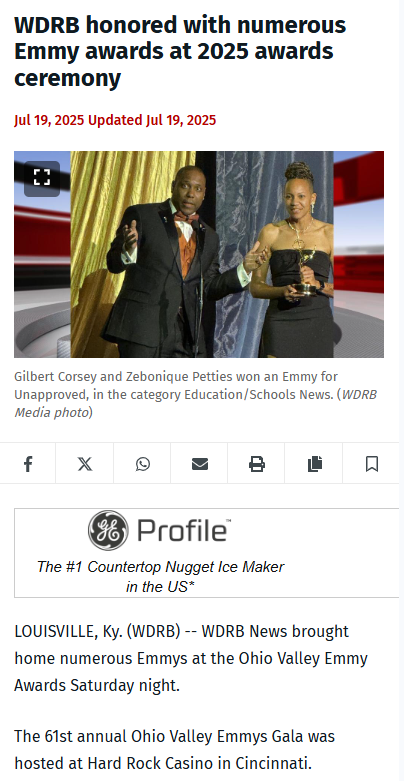 WDRB’s Emmy Sweep Sparks Rivalry 👀