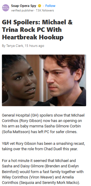 Michael & Trina: New GH Power Couple? 💥