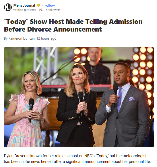 Dylan Dreyer’s Split Had Early Signs?