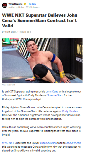 Is Cena’s SummerSlam Contract Even Legal?