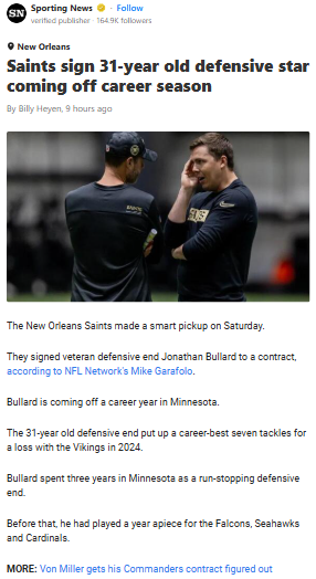 Saints Land Bullard: Smart Move or Just Hype?
