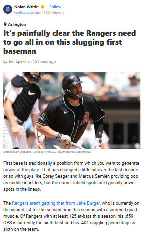 Should the Rangers Go All-In for Naylor?
