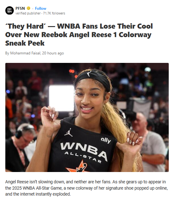 Angel Reese’s Purple Kicks Break the Internet