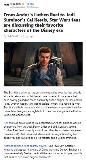 Who’s the Real MVP of Disney Star Wars? 🤔