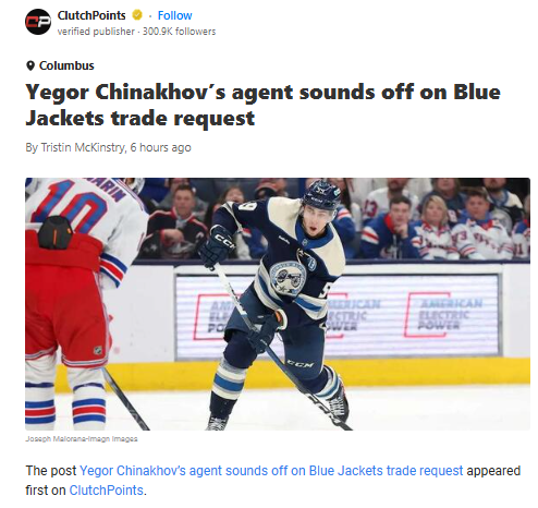 Chinakhov vs. Evason: Trade Drama Heats Up