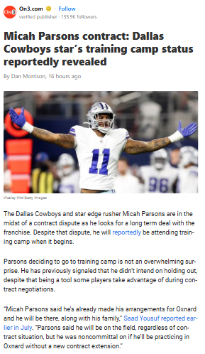 Will The Lion Suit Up at Camp?