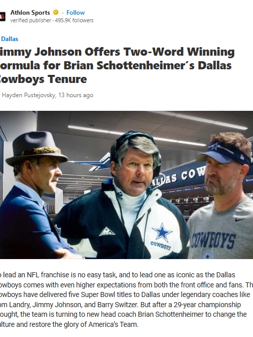 Jimmy Johnson’s Simple Cowboys Fix?