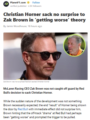 Horner Out: Red Bull Drama Finally Boils Over