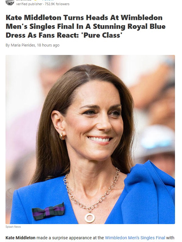 Princess Kate Steals the Show at Wimbledon