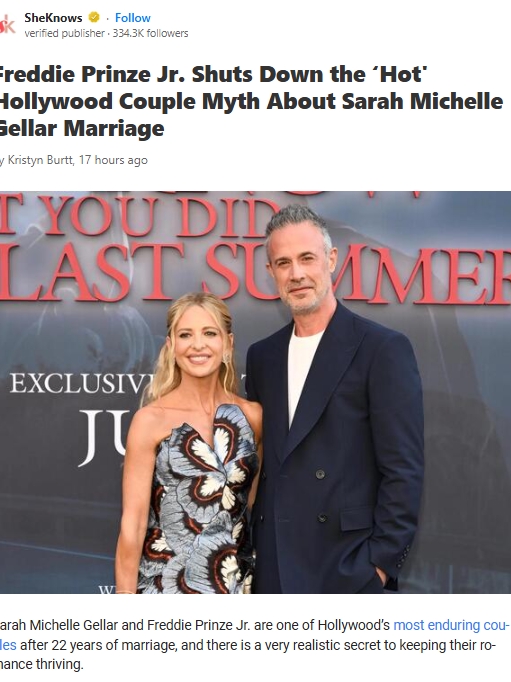 Freddie & Sarah’s Real Marriage Secret