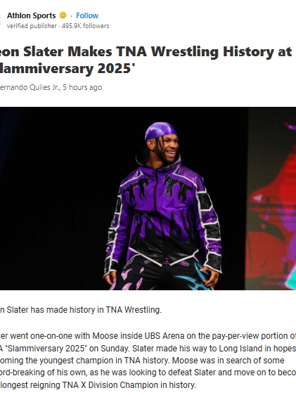 Slater Shocks Moose at Slammiversary 2025!