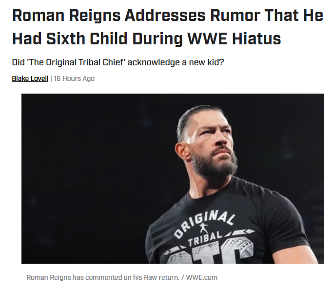 OTC1 Shuts Down Sixth Child Rumor