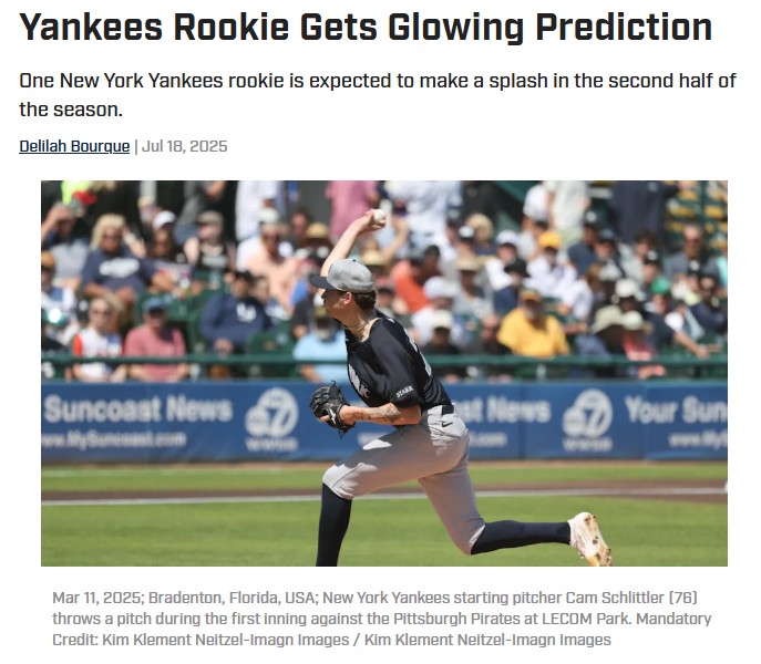 Schlittler’s Strikeout Surge: Real Deal?