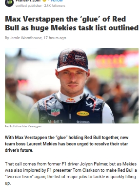 Is Red Bull Still Max’s Team After Horner?
