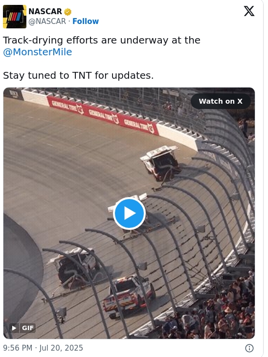 Rain Drama at Dover: Hamlin Holds On?