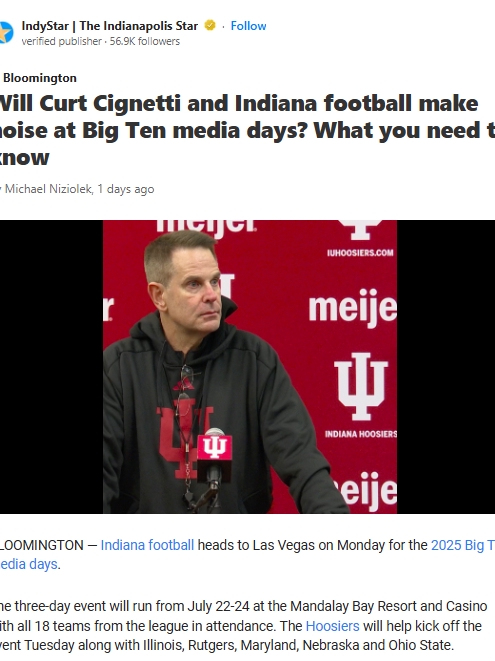 Cignetti’s Crew Ready to Shake Up Vegas