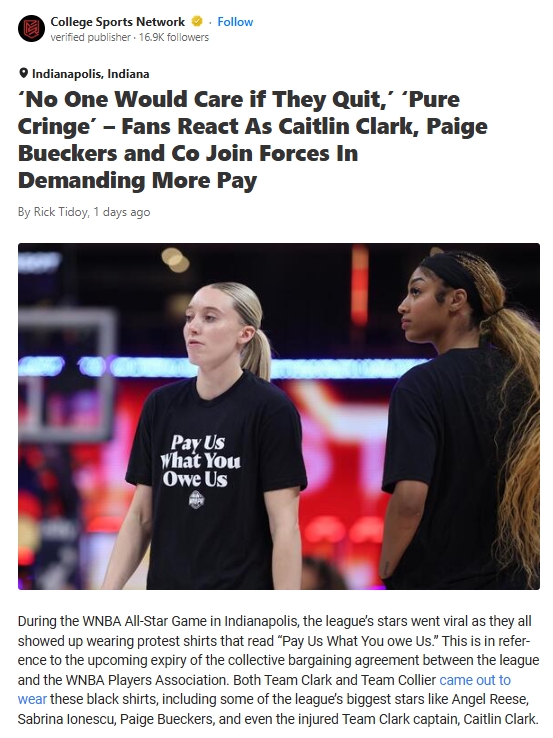 Clark & Bueckers Unite: Pay Us What You Owe!