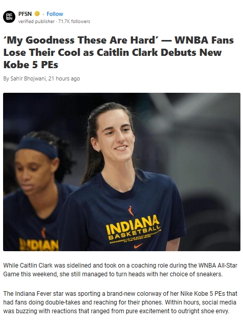 Caitlin Clark’s Kicks Just Broke the Internet