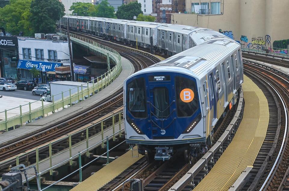 NYC B Train Just Got a Major Glow-Up