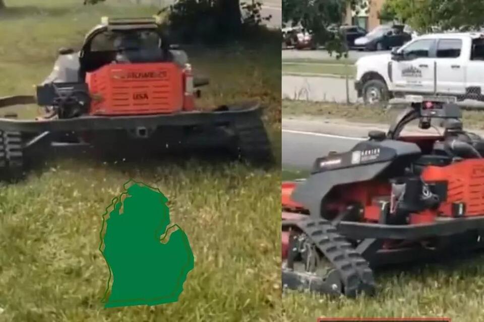 Detroit’s Freeways Get Mowed by Robots?!