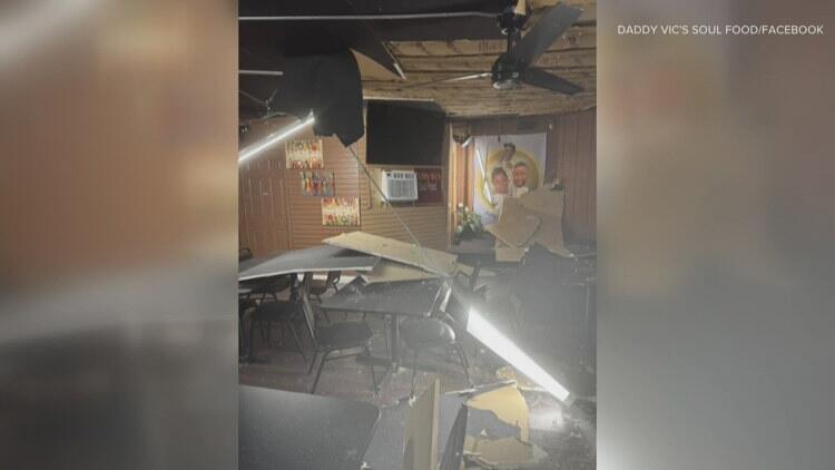 Roof Collapse Shuts Down Local Eatery