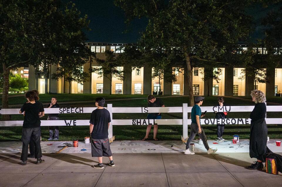 CMU Students Build Their Own Free Speech Fence