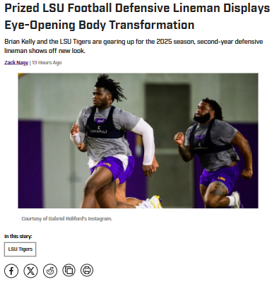 Reliford’s Transformation: LSU’s Secret Weapon?