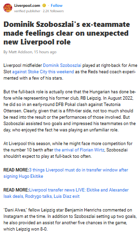 Szoboszlai at Right-Back: Flashback or Future?